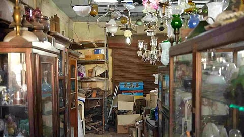 Inside Jamal’s Corner shop