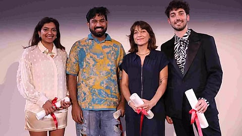 Student director Shri Chidananda S Naik received this prestigious award at Cannes (Photo/X/@FTIIOfficial)