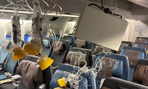 Twenty-two passengers from a Singapore Airlines flight that was hit by severe turbulence on Tuesday have spinal cord injuries (Reuters)