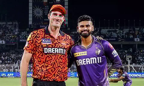 Pat Cummins and Shreyas Iyer
