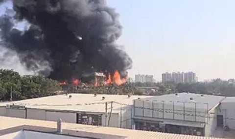 Massive fire at gaming zone in Rajkot