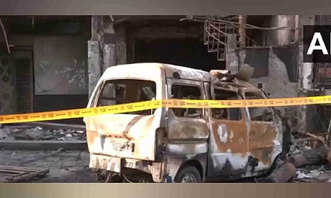 Delhi: Six newborns killed in fire accident at hospital in Vivek Vihar (Credit: ANI)