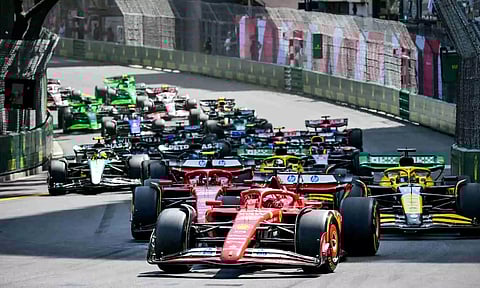 Charles Leclerc at the lead as Monaco GP took off 