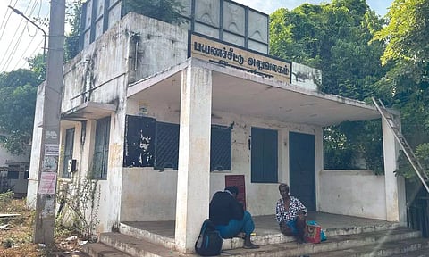 Closed ticket counter in Tiruvallur 