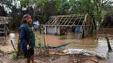Visual from the spot (Photo/Reuters)