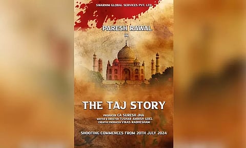 'The Taj Story' announcement poster (X/Paresh Rawal)