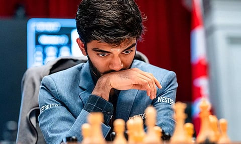  Dommaraju Gukesh (PTI)