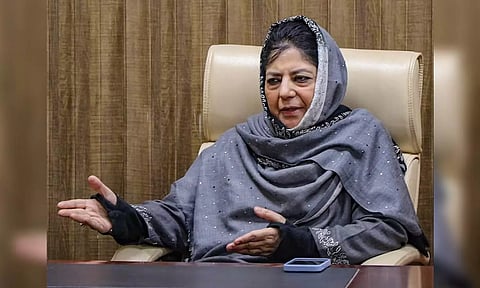 PDP president Mehbooba Muft (PTI)