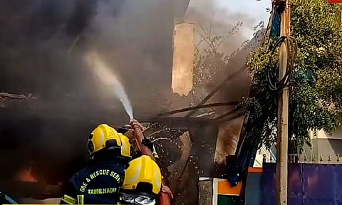 Visual from the spot (Photo: Thanthi)