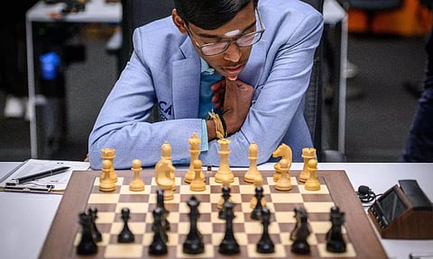 Indian GM Praggnanandhaa R (PTI)