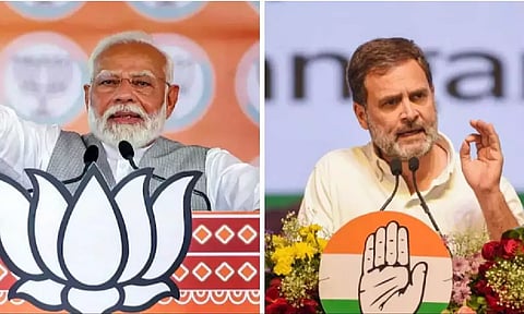 Narendra Modi and Rahul Gandhi