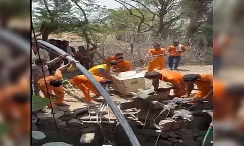 13-year-old boy fell into a well in Rajasmand, Rajasthan (ANI)