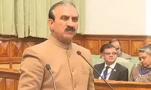 Chief Minister Sukhvinder Sukhu