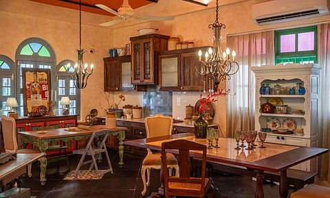 Interiors of the studio