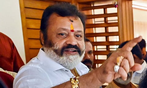 BJP candidate from Thrissur constituency Suresh Gopi (PTI)