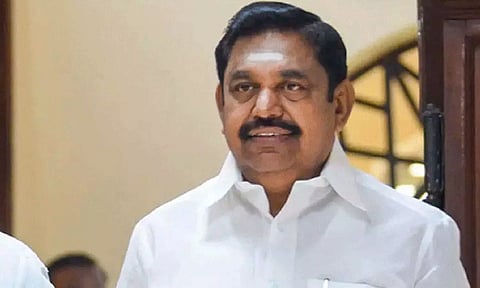 AIADMK general secretary Edappadi K Palaniswami