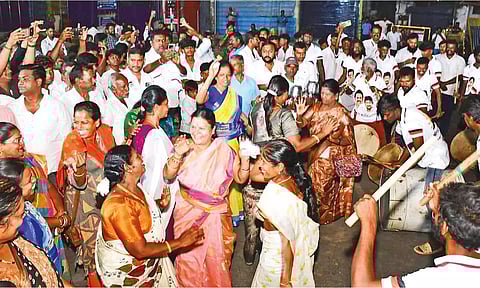 DMK cadre celebrates party’s triumph in Coimbatore