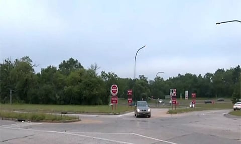 A visual of cloudy weather from Nassau County