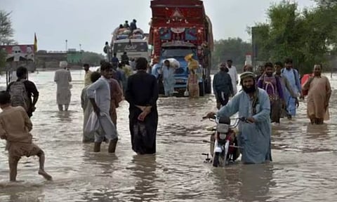 The total damage from the 2022 floods in Pakistan is estimated at PKR 3.2 trillion (AP)
