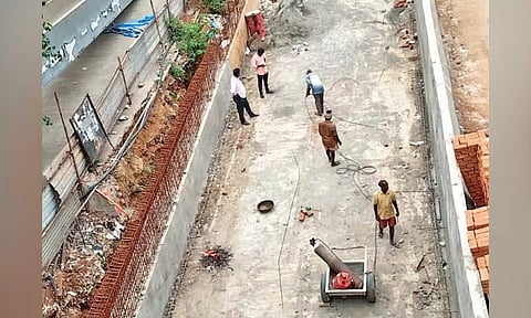 The under-construction subway continues to haunt Chromepet commuters