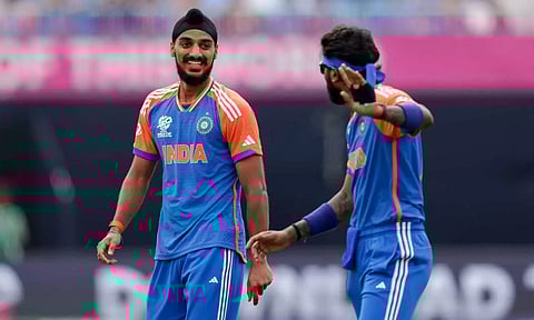 Arshdeep Singh, Hardik Pandya (PTI)