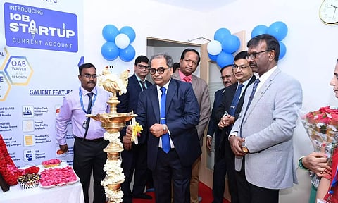 Indian Overseas Bank inaugurated a new, exclusive branch dedicated to startups