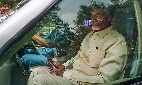 TDP supremo N Chandrababu Naidu (PTI)