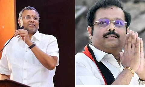 (L-R) Karti P Chidambaram, Kathir Anand