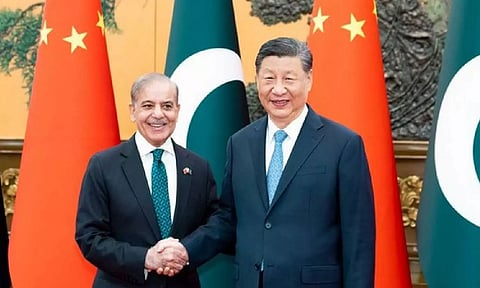 Pakistan Prime Minister Shehbaz Sharif and Chinese President Xi Jinping (Photo credits: X/@MFA_China)