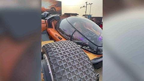 Futuristic vehicle ‘Bujji’