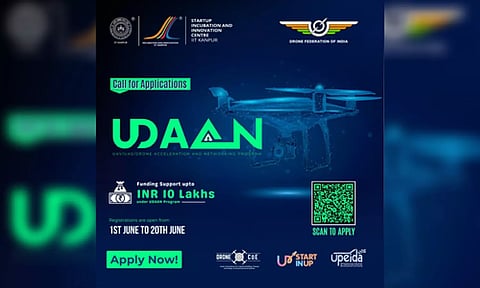 IIT Kanpur's UDAAN programme poster