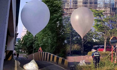 Trash Balloons: The new tension between North and South Korea (Credit: Reuters)