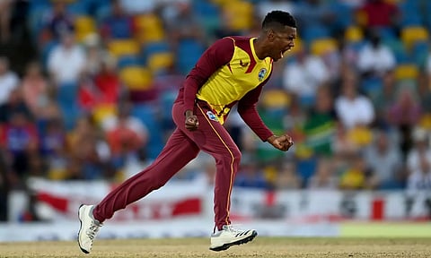 Hosein's fifer fashions West Indies' 134-run win over Uganda