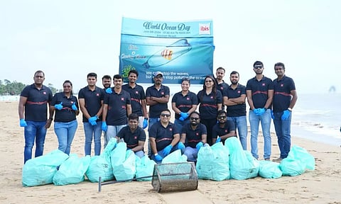 After the beach clean up