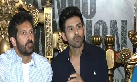 Kabir Khan, Kartik Aaryan (Photo: ANI)