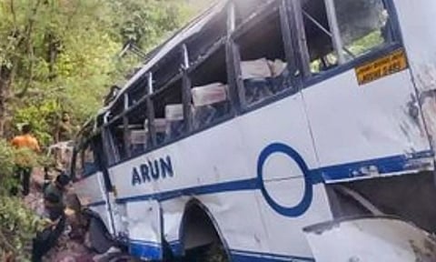 Visual from the accident site