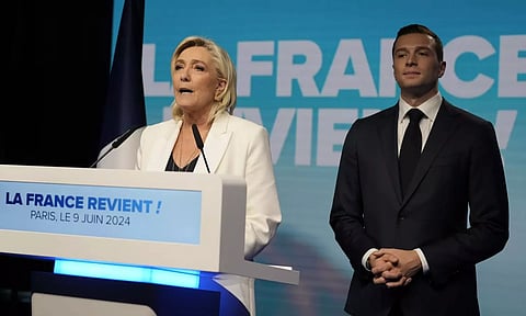 National Rally leader Marine (AP)