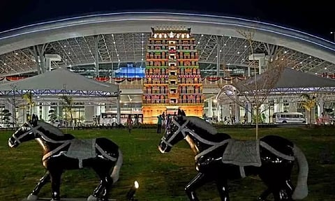 New terminal at the Tiruchy international airport (Photo | PIB India/X)