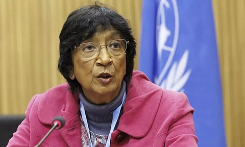 Former U.N. High Commissioner for Human Rights Navi Pillay