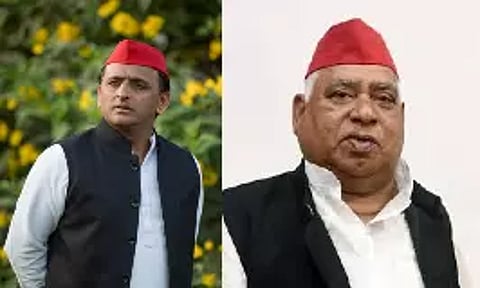 Akhilesh Yadav and Awadhesh Prasad