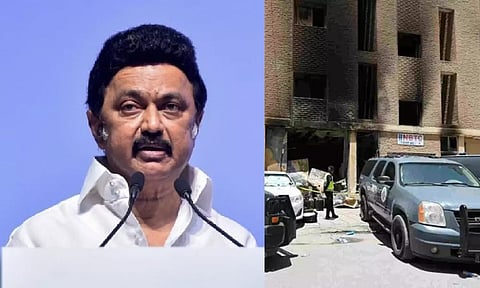 Chief Minister MK Stalin; Visual from the spot