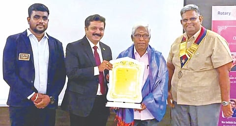 Rotary Club of Chennai Mambalam conferred the ‘Vocational Excellence Award’ 