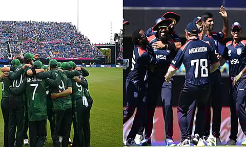 Team Pakistan and USA (Photo: Pakistan Cricket/ ICC)