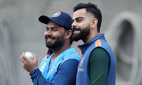 Rishabh Pant and Virat Kohli
