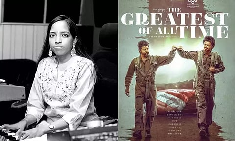 Singer Bhavatharini: Poster of GOAT 