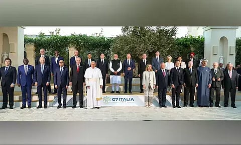 PM Modi attended the G7 Summit at the invitation of Italian Prime Minister Giorgia Meloni (Photo: X-@narendramodi) 
