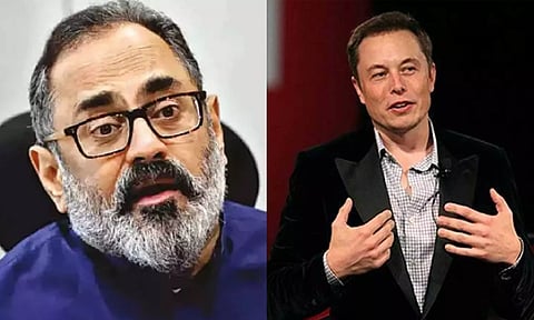 Rajeev Chandrasekhar, Elon Musk