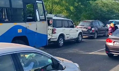 Visual from the spot (Thanthi tv)