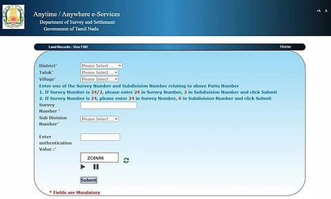 Website hit, online patta not issued for 5 days