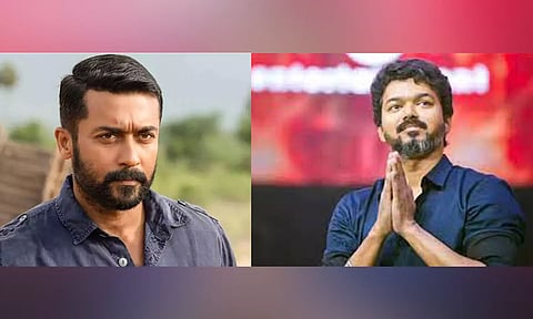 Actor Suriya; Actor-politician Vijay 